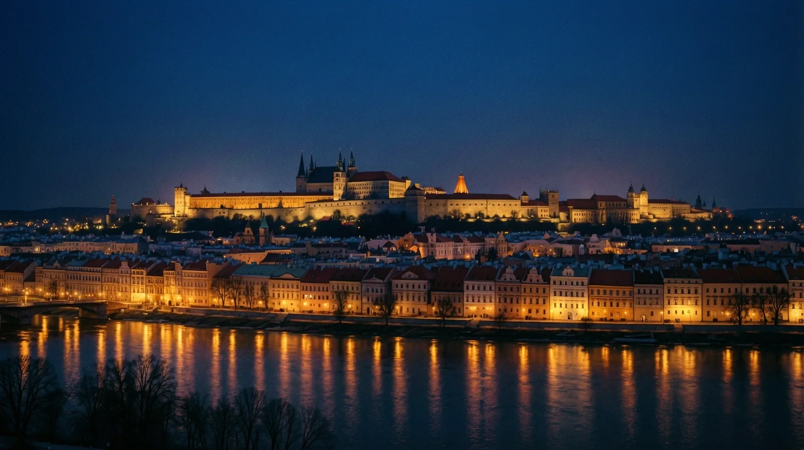 Krakow at night